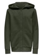 Osjceres Zip Thr. Hoodie Swt Noos ONLY & SONS Khaki