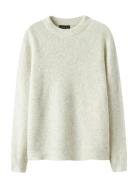 Nlmkleave Ls O-Neck Knit Noos LMTD Cream