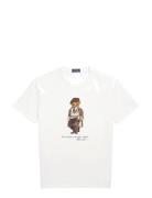 Custom Slim Fit Polo Bear Jersey T-Shirt Polo Ralph Lauren White