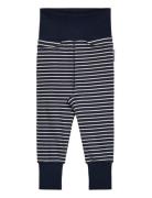 Baby Pants Navy Beige Stripe Geggamoja Navy