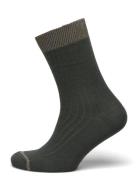 Erina Wool Rib Socks Mp Denmark Green