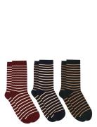 Lydia Socks 3-Pack Mp Denmark Burgundy