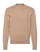 Cfandro 0247 Crew Neck Knit Casual Friday Beige