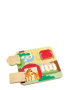 Wooden Farm Animals Board Fisher-Price Patterned