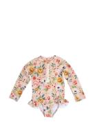 Vilje – Uv-Dragt 1-2 År – Ocean Blossom Filibabba Pink