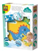 Bath Time - Colouring With Water - Dino Bath Book SES Creative Pattern...