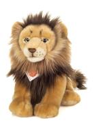 Sitting Lion 30 Cm Teddy Hermann Beige