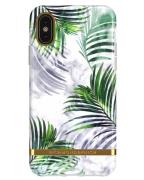 Richmond And Finch White Marble Tropics iPhone X/XS Cover