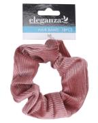 Eleganza Hårelastik Pink Velour 10 g