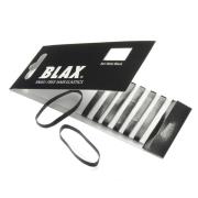 Blax - Snag-Free Hår Elastikker SORT 4mm   8 stk.