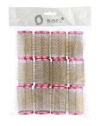 Sibel Metal Rollers Pink 36mm Ref. 3123639   12 stk.