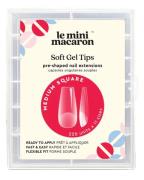 Le Mini Macaron Soft Gel Tips Medium Square 63 ml
