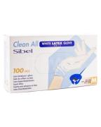 Sibel Hvide Latex Handsker Medium Ref. P000258