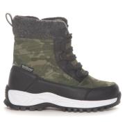 Kids' Waterproof Winter Boots 3 Black/Green