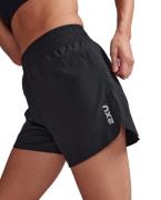 2XU Women's Aero Hi-Rise 4" Shorts Black/Silver Reflective