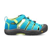 Keen Kids' Newport H2 Hawaiian Blue/Green Glow