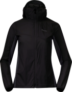 Women's Rabot Light Windbreaker Jacket Black/Dark Shadow Grey