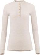 Aclima Women's WarmWool Granddad Shirt Beige Melange