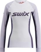 Swix Women's RaceX Classic Long Sleeve Bright White/ Dusty Purple