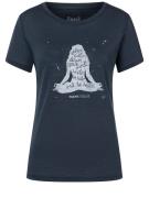 super.natural Women's Be Happy Tee Blueberry/Vapor Grey