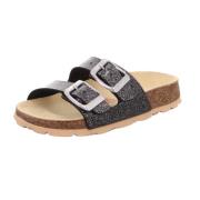 Kids' Fussbettpantoffel Black Combi