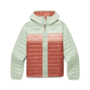 Cotopaxi Women'S Capa Insulated Hooded Jacket Green Tea/Faded Brick