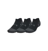 Under Armour Unisex UA Performance Tech 3pk No Show Socks Black