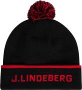 J.Lindeberg Stripe Beanie Black