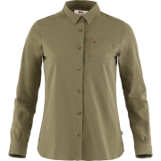 Fjällräven Women's Övik Lite Shirt Long Sleeve Green