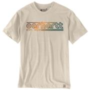 Carhartt Men's S/S Logo Graphic T-Shirt Oat Milk