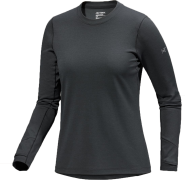 Arc'teryx Women's Taema Thermal Crew Longsleeve Black Heather