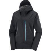 Salomon Women's MTN GORE-TEX Softshell Jacket Deep Black/Bluefish