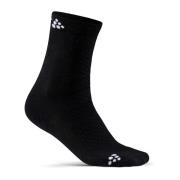 Craft Juniors' Warm Mid 2-Pac Sock Black