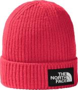 The North Face Kids' TNF Box Logo Cuff Beanie Radiant Poppy