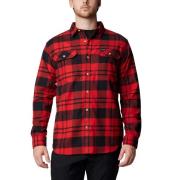 Columbia Men's Flare Gun Stretch Flannel Sail Red River Crossing Plaid