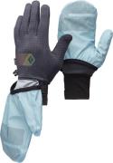 Black Diamond Gridtech Storm Hood Gloves Carbon-Glacier