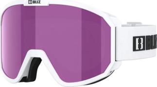 Bliz Rave Matt White Black Logo/Brown Pink