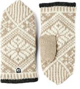 Hestra Nordic Wool Mitt Beige/Offwhite