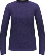 Odlo Women's T-shirt Crew Neck L/S Essential Seamless Eclipse Melange