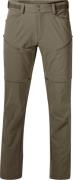 Bergans Men's Convertible Zip-Off Softshell Pants Green Mud