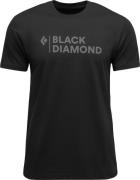 Black Diamond Men's Mini Stacked Short Sleeve Tee Black