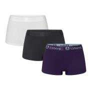 Urberg Women's Isane 3-pack Bamboo Boxers Black Beauty+bright White+gr...