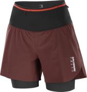 Salomon Women's S/Lab Salomon Ultra 2in1 Shorts Decadent Chocolate/Van...