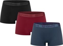 Urberg Women's Isane 3-pack Bamboo Boxers Cabarnet/Midnight Navy/Black...