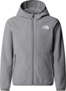 The North Face Teens' Glacier Full Zip Hoodie TNF Mid Grey Heather