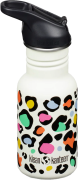 Klean Kanteen Kids' Classic Narrow 355ml (W/Flip Seal Sport) Leopard P...