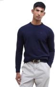 Barbour Men's Essential Lambswool Crew Neck Navy