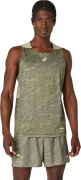 Asics Men's Fujitrail Singlet Mantle Green/Khaki