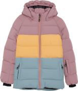 Color Kids Kids' Ski Jacket Quilt & Colorblock Woodrose