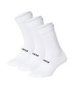 2XU Crew Socks 3 Pack White/Black